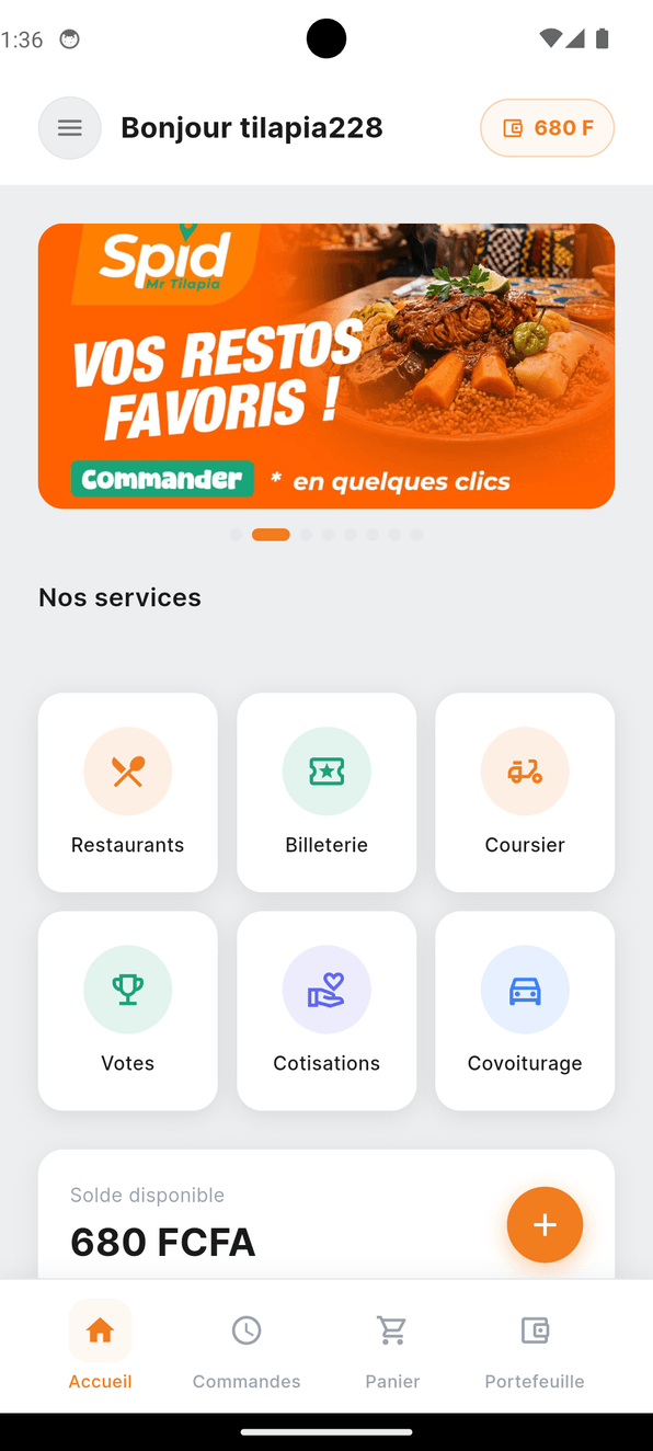 Écran 3 de l'application SPID