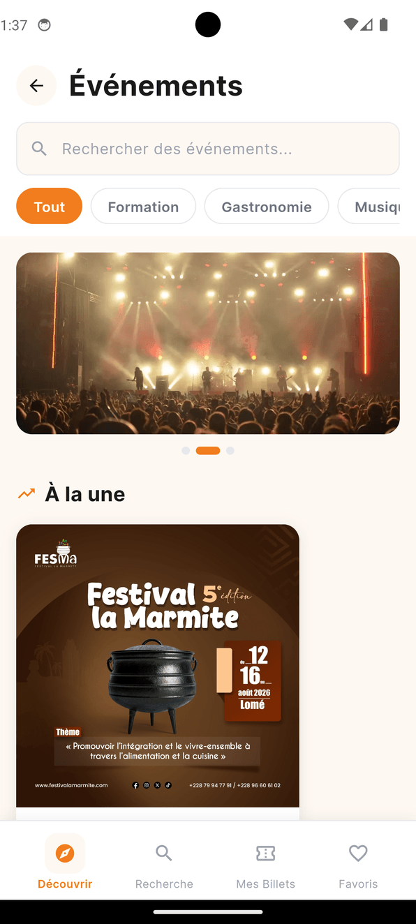 Écran 7 de l'application SPID