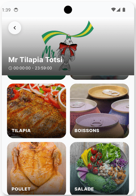 Commander un repas depuis l'application SPID